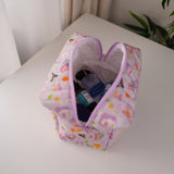 Ghosty Quilted Makeup Bag