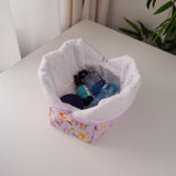 Ghosty Quilted Makeup Bag