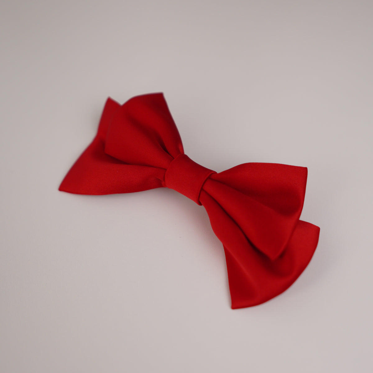 Pomegranate Small Hair Bow Clip