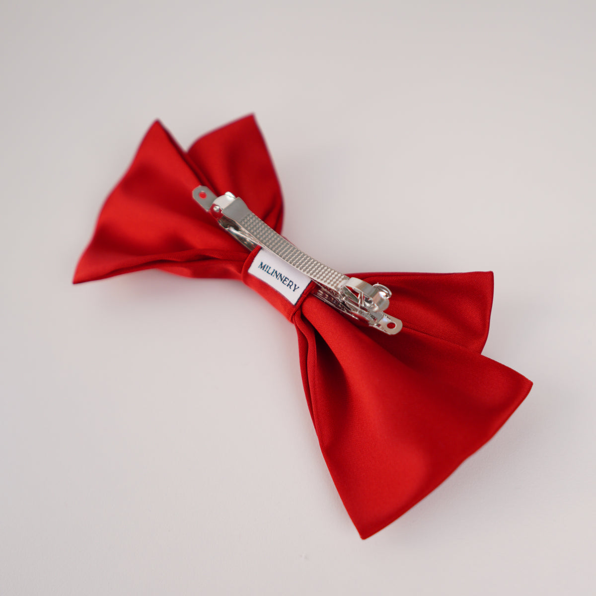 Pomegranate Small Hair Bow Clip