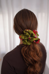 Garden Hour Satin Scrunchie