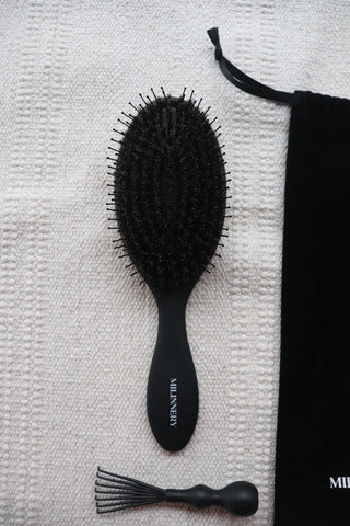 Milinnery Oval Professional Boar Bristle Brush - Milinnery