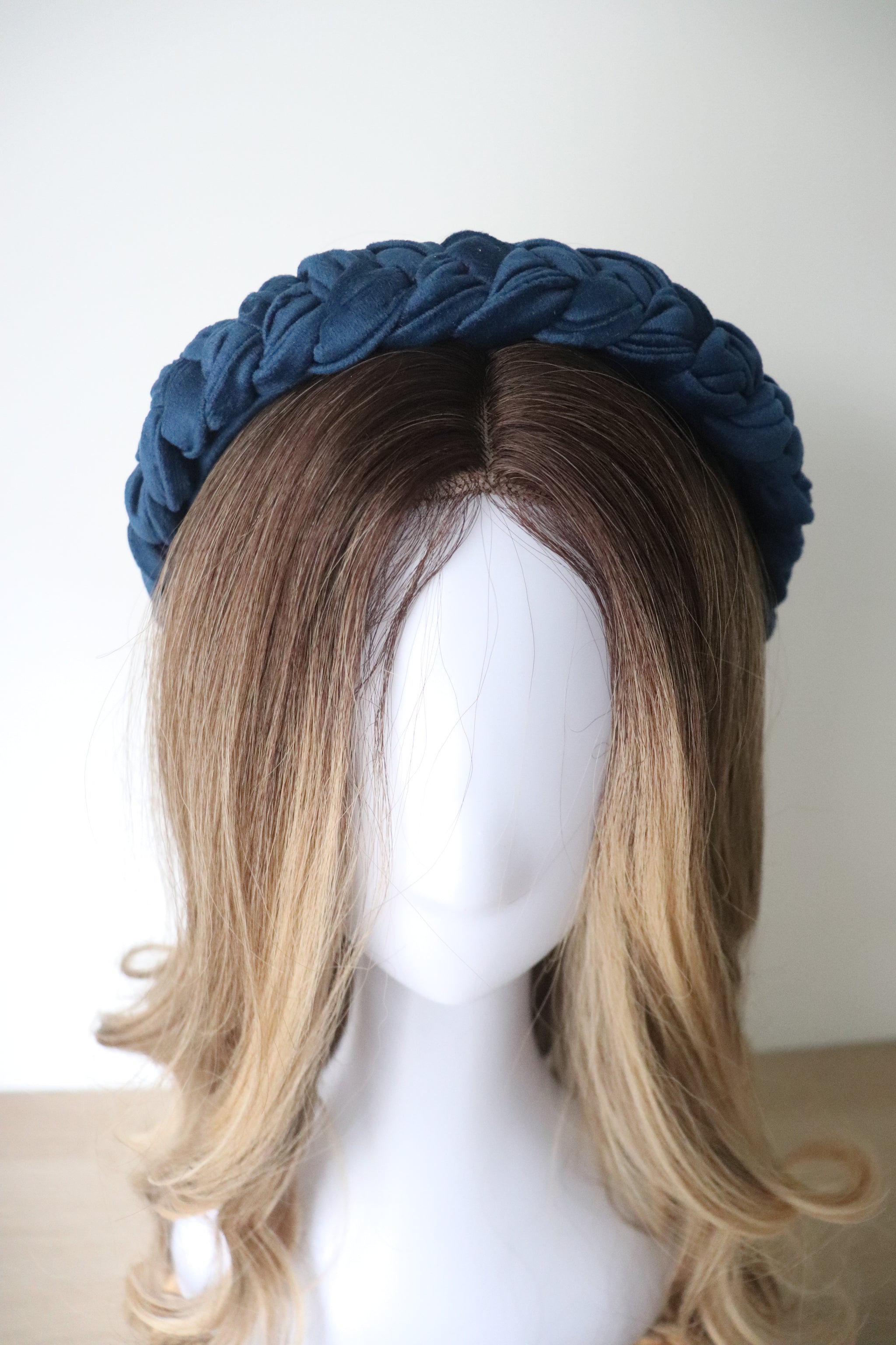 Azurea Braided Velvet Headband