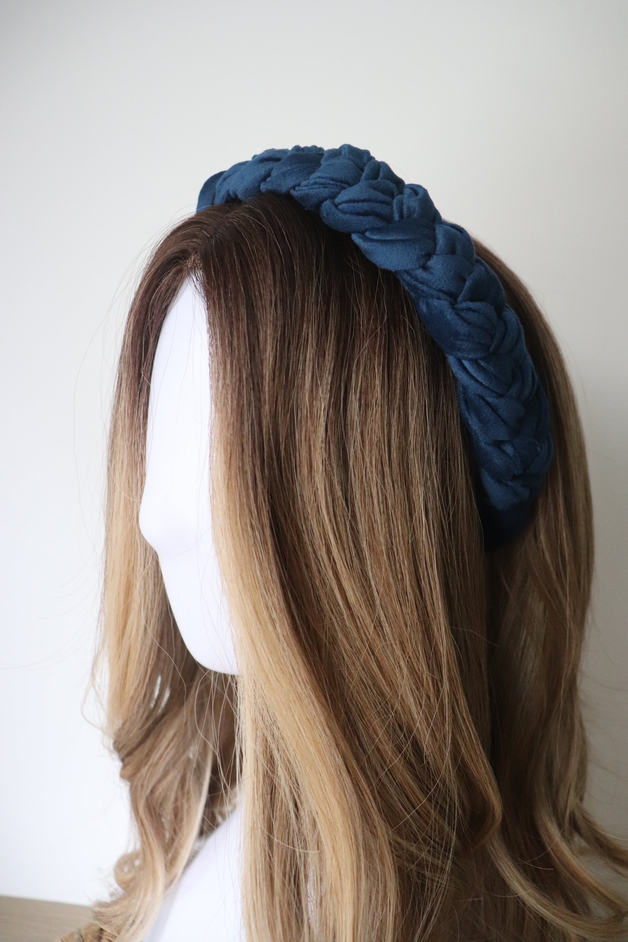 Azurea Braided Velvet Headband