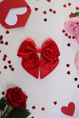 Cherry Sailor Hair Bow Clip