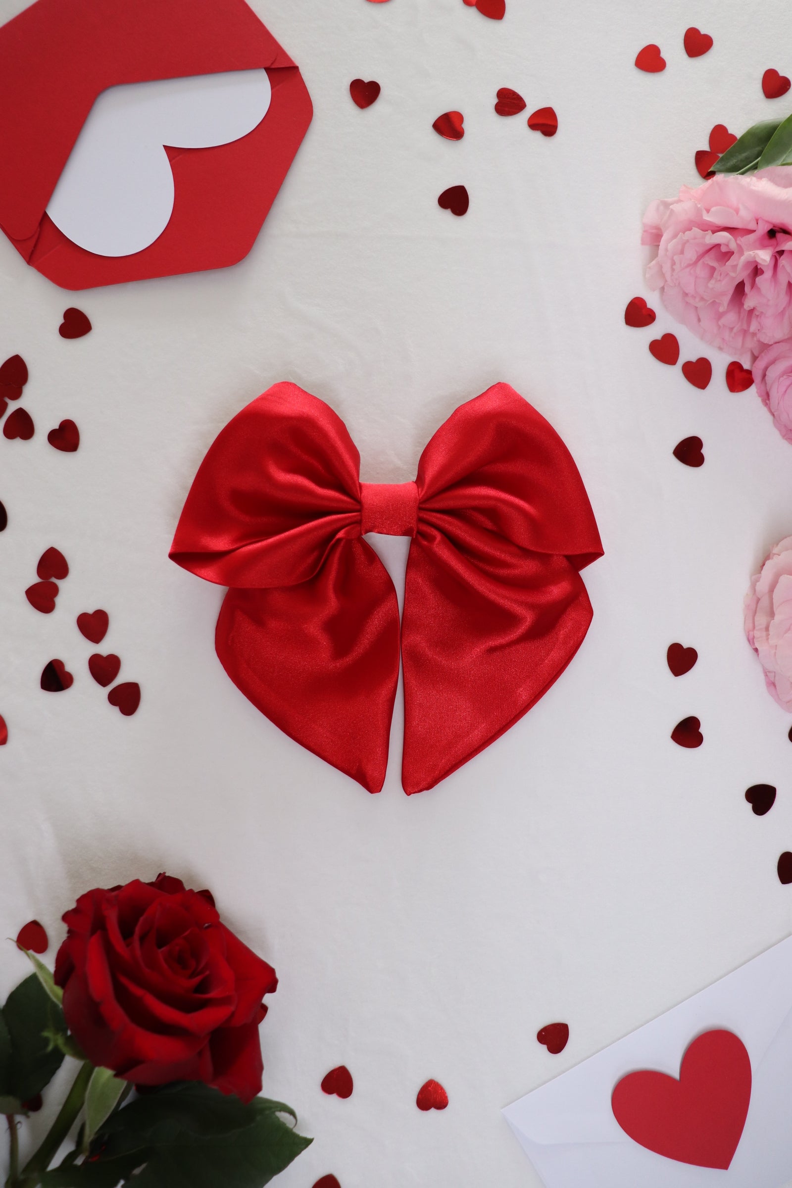 Cherry Sailor Hair Bow Clip