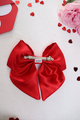 Cherry Sailor Hair Bow Clip