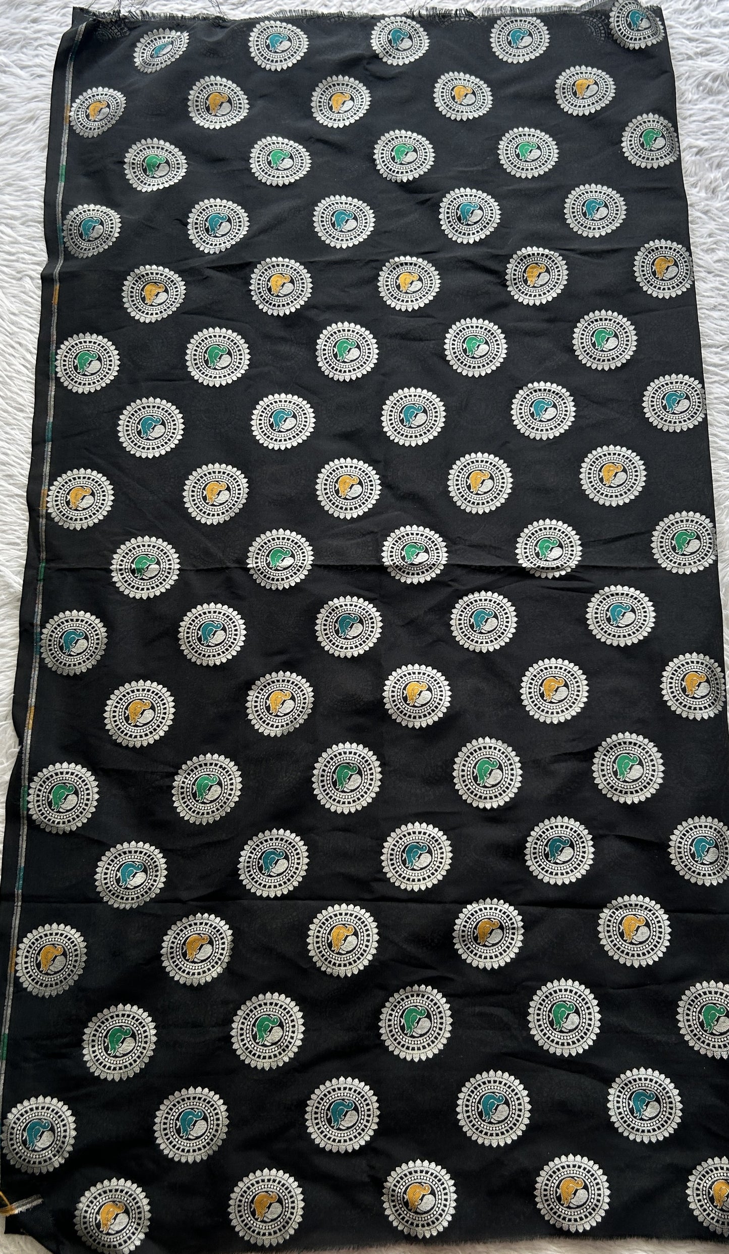 Dove Tweed Hair Bow Clip