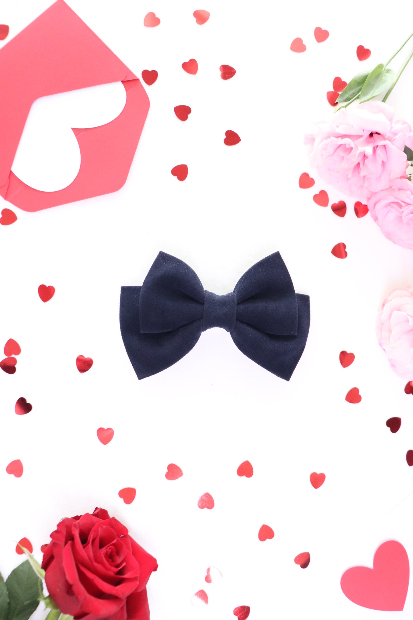 Moonlit Muse Small Hair Bow Clip