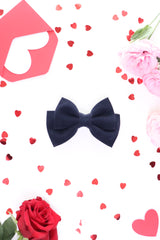 Moonlit Muse Small Hair Bow Clip