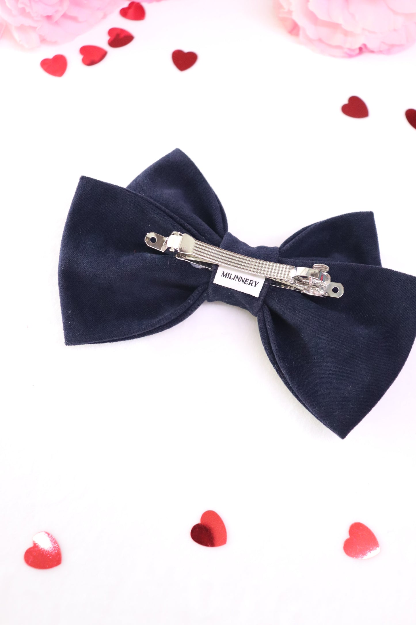 Moonlit Muse Small Hair Bow Clip
