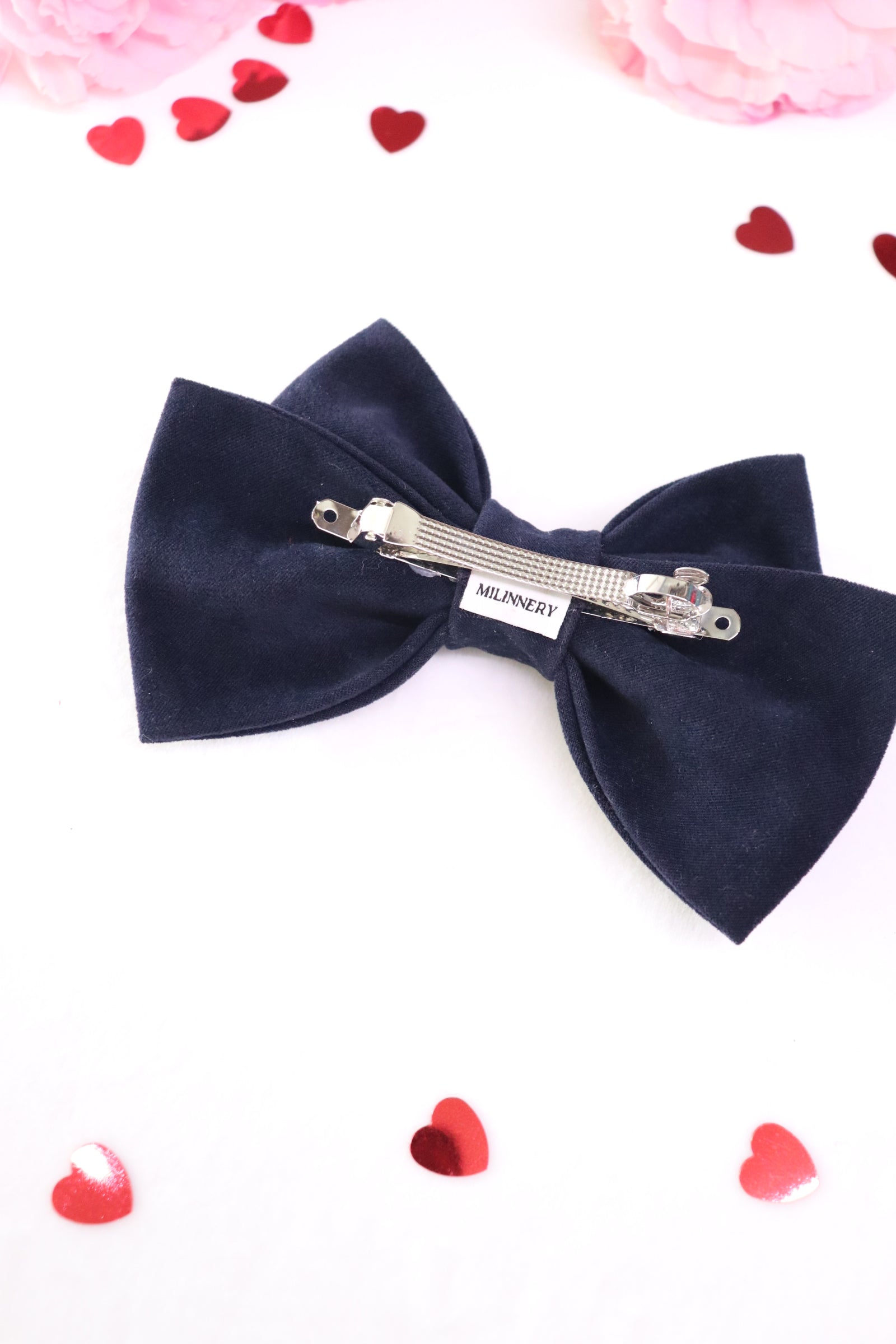 Moonlit Muse Small Hair Bow Clip