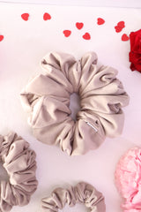 Golden Sand Velvet Scrunchie