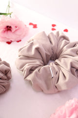 Golden Sand Velvet Scrunchie
