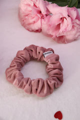 Blush Daydream Velvet Scrunchie