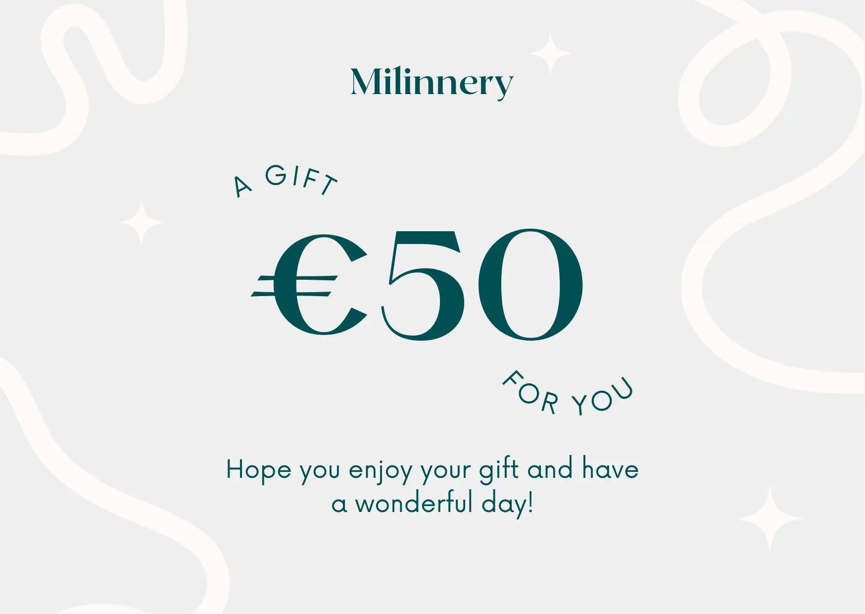 Milinnery Gift Card - Milinnery