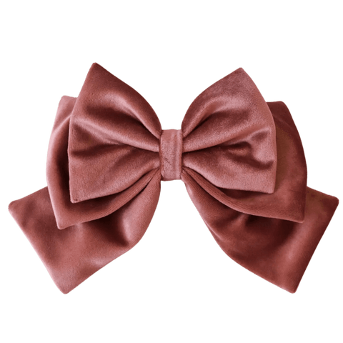 Pink Hair Bow Clip - Milinnery