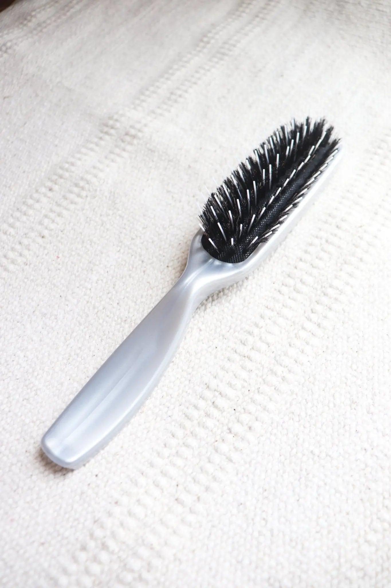 Small Narrow Professional Boar Bristle Brush - Milinnery