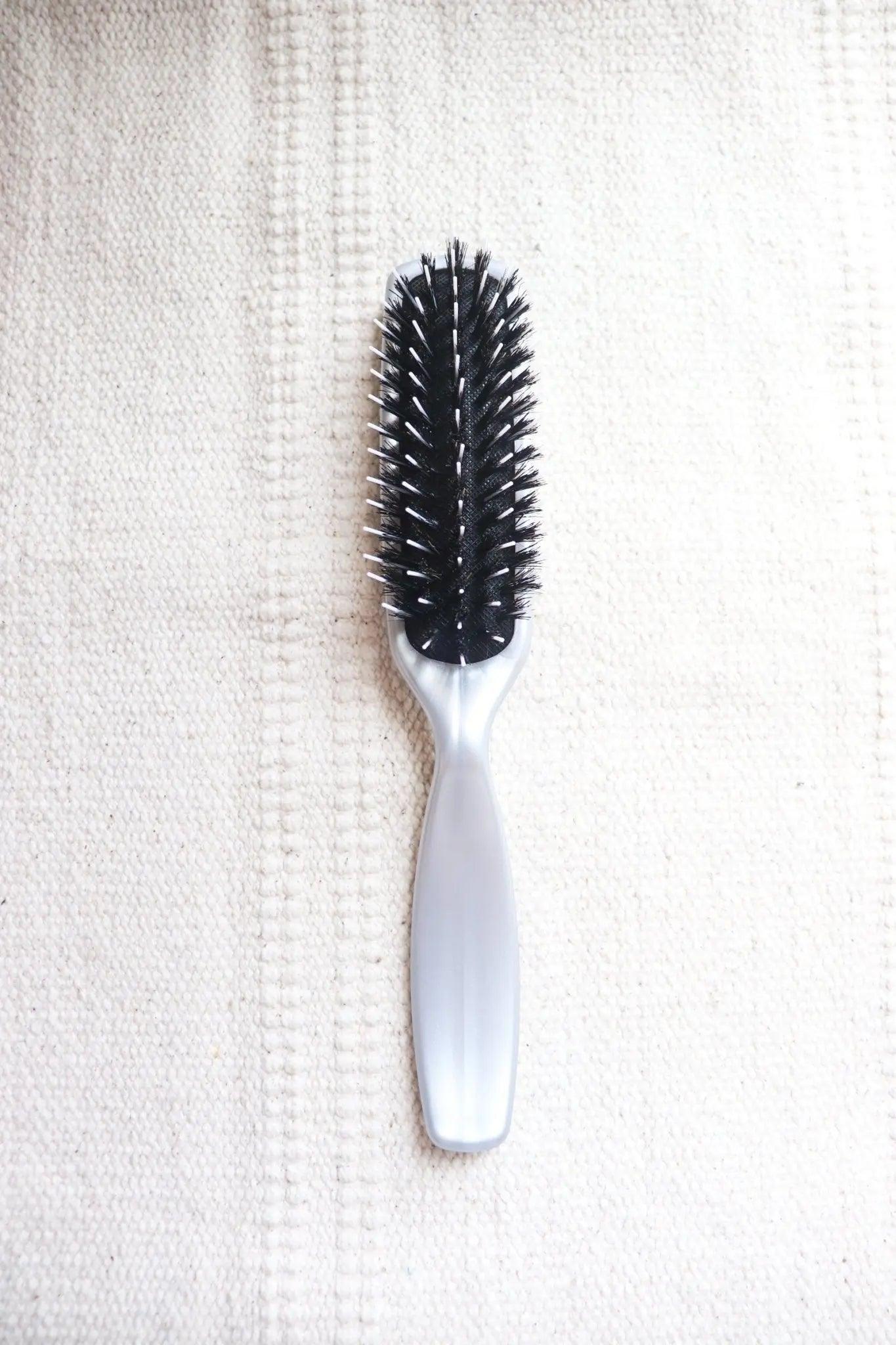 Small Narrow Professional Boar Bristle Brush - Milinnery