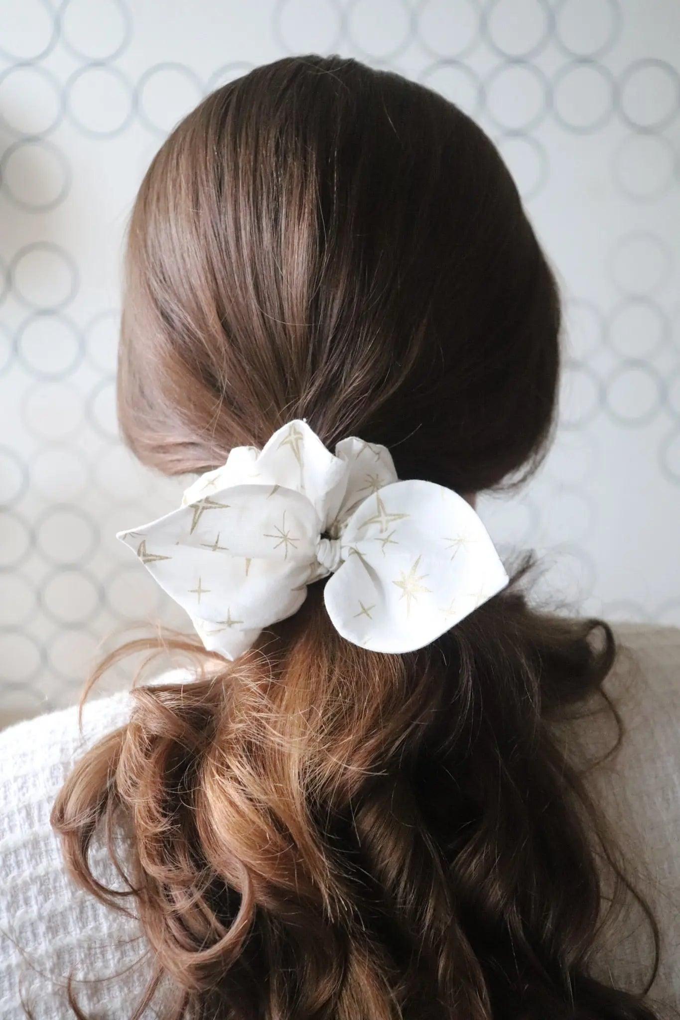 Starry Blanc Bow - Milinnery